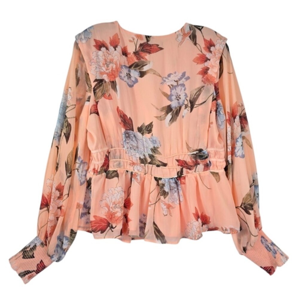 White HouseBlack Market Floral Top